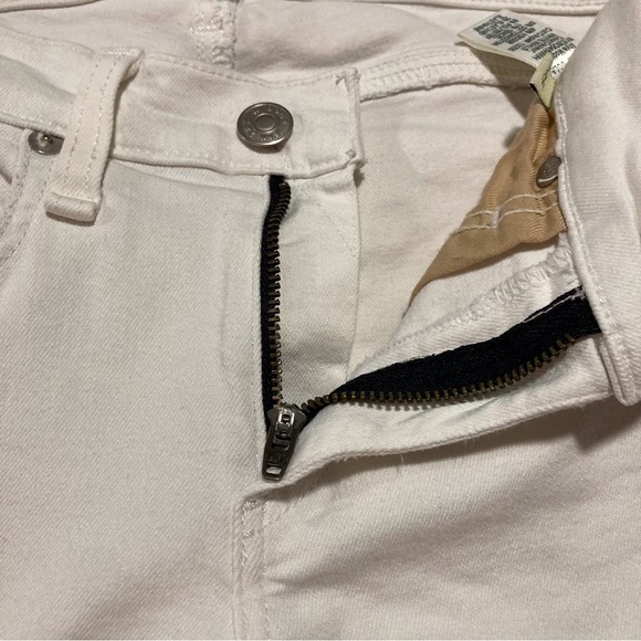 Rag & Bone White Skinny Distressed Jeans - Picture 14 of 16